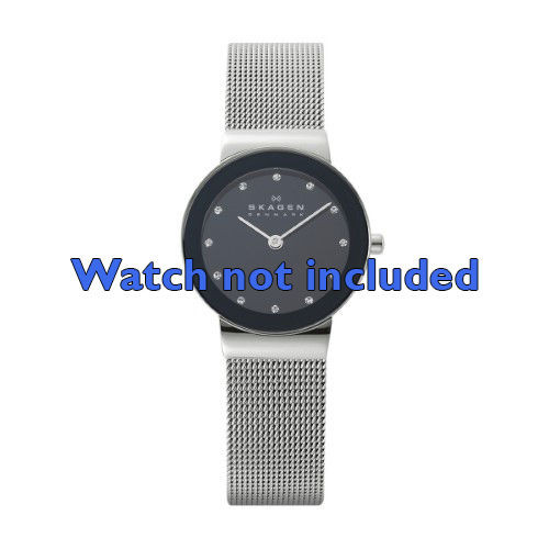 Horlogeband Skagen 358SSSBD 355SSSM 358SGSCD Mesh Milanees Staal 14mm