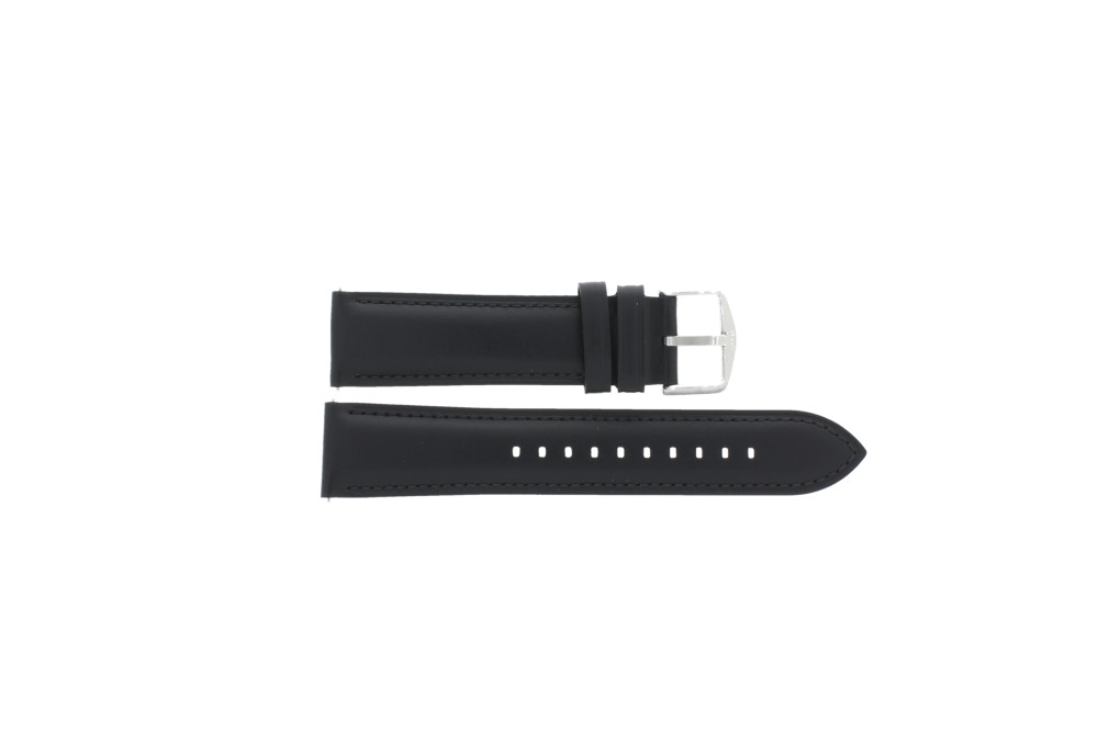 Horlogeband Fossil FS5452 Neutra Leder Zwart 22mm