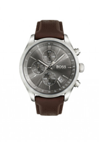 Hugo boss horloge leren band on sale