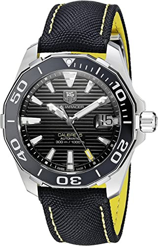 Horlogebandje Tag Heuer Way211A FC6362 Leder Textiel 20.5mm
