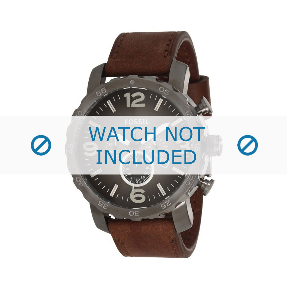 Maand Corrupt Populair Horlogeband Fossil JR1424 / 25XXXX Leder 24mm
