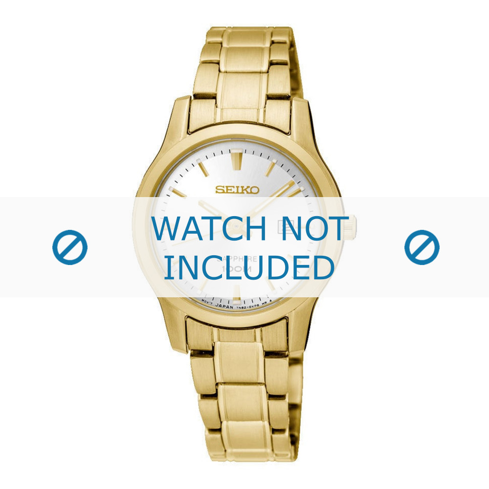 Horlogeband Seiko SXDG92P1 7N82-0JK0 M0SZ511K0 Staal 14mm