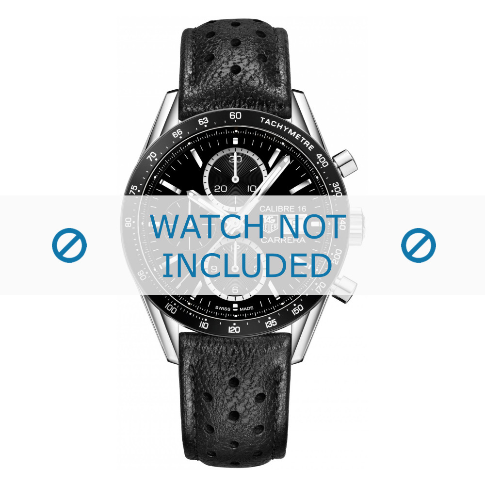 Horlogebandje Tag Heuer CV201AJ FC6357 Leder 20mm