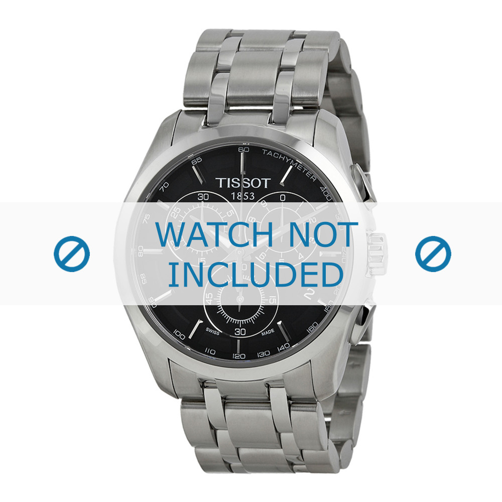 Horlogeband Tissot T035.617.A T035.439.A T605028311 Roestvrij