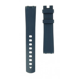 Horlogeband Omega 032CVZ010127 Rubber Blauw 20mm