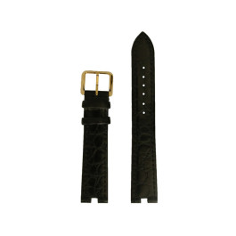 Horlogeband Rado R41694715 / 01.152.3694.2.271 / R070871410 Leder Zwart 4mm