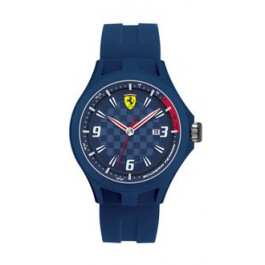 Horlogeband Ferrari SF101.4 / 0830067 / SF689300097 Rubber Blauw 22mm
