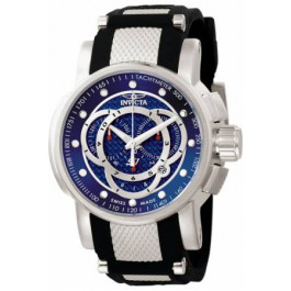 Horlogeband Invicta 0893.01 / 0894.01 / 0895.01 Rubber Zwart 24mm