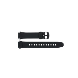 Horlogeband Casio W-756-1AV / 10287400 Kunststof/Plastic Zwart 18mm
