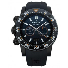 Horlogeband Edox 10301 / Loc-22 Rubber Zwart