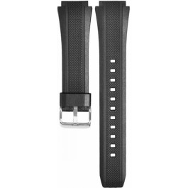 Horlogeband Casio 10357533 Klittenband Zwart 20mm