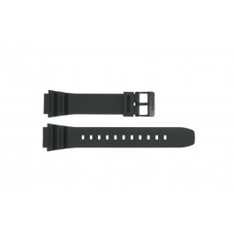 Horlogeband Casio AE-1200WH / AE-1300 / F-108WH / W-216H Kunststof/Plastic Zwart 18mm