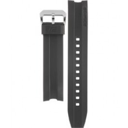 Horlogeband Casio 10440282 / EFM-502-1A3V Kunststof/Plastic Zwart 20mm