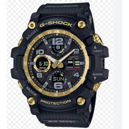 Horlogeband Casio 5444 / GAW-100G / 10570739 Rubber Zwart