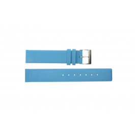 Horlogeband Obaku V107-BL Leder Lichtblauw 18mm