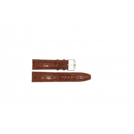 Horlogeband Jacques Lemans 1178 Leder Cognac 22mm