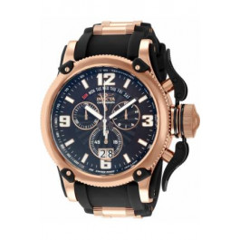 Horlogeband Invicta 12434 Silicoon Zwart 26mm