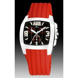 Lotus horlogeband 15317-A Rubber Rood