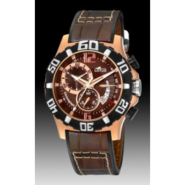 Horlogeband Lotus 15535-3 Leder Donkerbruin