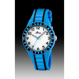 Horlogeband Lotus 18172-4 Silicoon Blauw 15mm