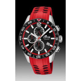 Horlogeband Lotus 18590-3 Silicoon Rood 22mm