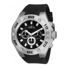 Horlogeband Invicta 21563 Rubber Zwart 18mm