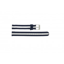 Horlogeband Lacoste 2000316 / LC-06-3-14-0011 Leder Blauw 13mm