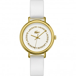 Lacoste horlogeband 2000623 / LC-33-3-34-2221 Leder Wit 14mm