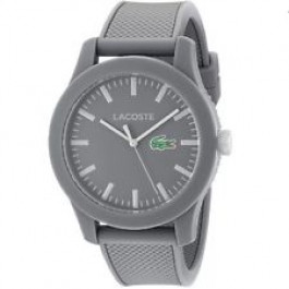 Lacoste horlogeband 2010767 / LC-79-1-47-2791 Rubber Grijs 21mm
