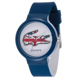 Lacoste horlogeband LC-46-4-47-2502 / 2020072 / 20mm Rubber Blauw 14mm