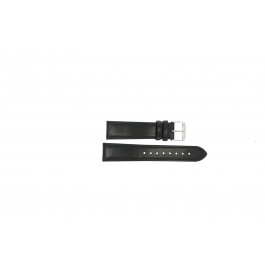 Horlogeband Universeel 283R.01 Leder Zwart 22mm