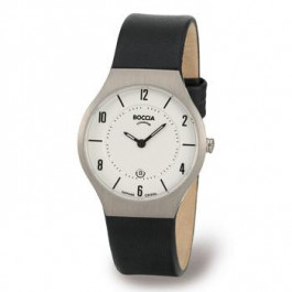 Horlogeband Boccia 3193-01 (BO811 X367S16) Leder Zwart 15mm