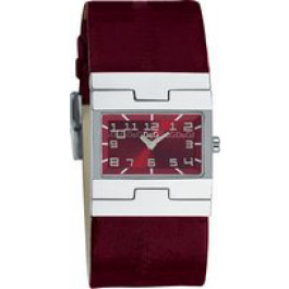 Horlogeband Dolce & Gabbana 3719251493 Leder Bordeaux 25mm