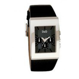 Horlogeband Dolce & Gabbana 3719740263 Leder Zwart