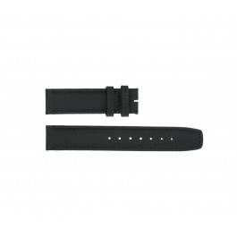 Boccia horlogeband 3771-01 Leder Zwart 20mm + standaard stiksel