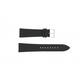 Horlogeband Junghans 42050-4963 / 030/4942.00/222987 Leder Zwart 22mm