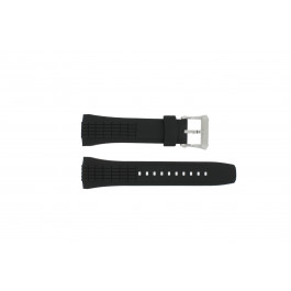 Horlogeband Seiko 7T84-0AA0 / SPC007P1 / 4LJ7MBR Rubber Zwart 26mm