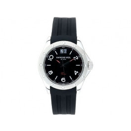 Horlogeband Raymond Weil 5595 Rubber Zwart 20mm