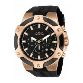 Horlogeband Invicta 7344.01 / 7342.01 Rubber Zwart 21mm
