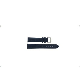 Horlogeband Universeel 805R.05 Leder Blauw 18mm