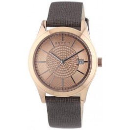 Horlogeband Esprit ES107792004 Leder Antracietgrijs 18mm