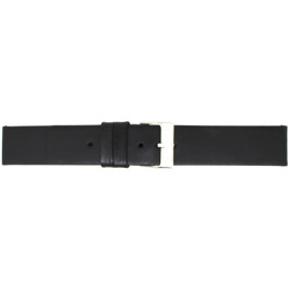 Horlogeband Universeel 827.01.18 Leder Zwart 18mm