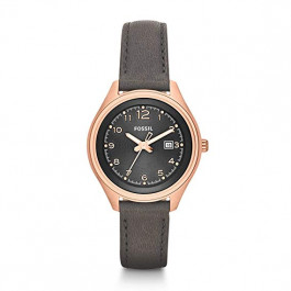 Horlogeband Fossil AM4500 Leder Bruin 14mm