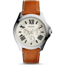 Horlogeband Fossil AM4638 Leder Oranje 20mm