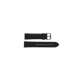 Horlogeband Armani AR0368 Leder Zwart 22mm