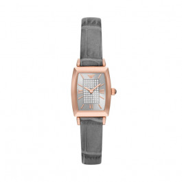 Horlogeband Armani AR11504 Leder Grijs 12mm
