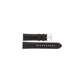 Horlogeband Armani AR2419 Leder Bruin 22mm