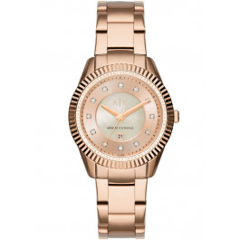 Horlogeband Armani Exchange AX5432 Staal Rosé 18mm