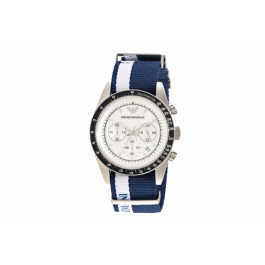 Horlogeband Armani Ar6108.BL Onderliggend Nylon/perlon Blauw 23mm