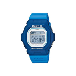 Horlogeband Casio BLX-5600-2 / 10439755 Kunststof/Plastic Blauw 14mm